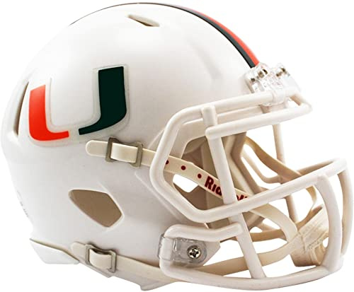NCAA Miami Hurricanes Speed Mini Helmet