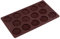 Lurch 65029 FlexiForm Linzer Weihnachtstaler / Backform 30 x 17 cm aus 100% BPA-freiem Platin Silikon, karminrot