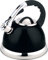 Buckingham Stainless Stove Top Induction Gas Whistling Kettle 3.5 L, Black, Stainless Steel