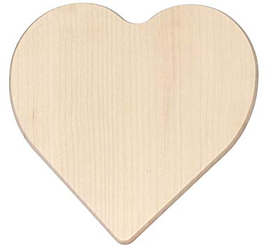Bütic GmbH Tagliere in acero a forma di cuore, dimensioni: 30 x 30 cm