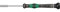 Wera 05118135001 2069 Tournevis électronicien à douille, 3/16 pouce x 60 mm, Noir/vert