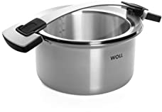 Woll Concept Pro - Cazuela (Acero Inoxidable, con Tapa, 20 cm)