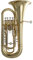 Roy Benson Bb-Euphonium EP-303 (Professionelles Blasinstrument, mit Goldmessing Mundrohr, Neusilber Außenzüge, Edelstahl Ventile, mit komfortablem Formetui)