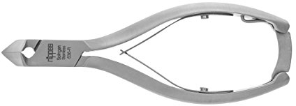 nippes Solingen Kopfschneider Nagelzange für starke Fußnägel 14 cm Edelstahl Rostfrei Profi Nagelzange für die Fußpflege Kopfschneider Fussnagelzange, silber, 1 stück