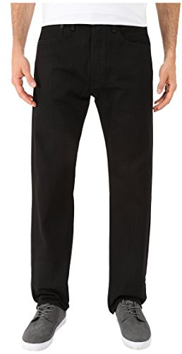 Levi's Men's 501 Original Fit Jeans (Also Available in Big & Tall), Modern Black with Black Fill, 34W x 34L
