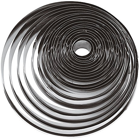 Paderno 47316 emporte-pièces Bague, Acier Inoxydable Diametro 20 cm