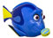 Disney Findet Nemo - aufziehbarer Badefisch Dory - Finding Dory Schwimmfisch