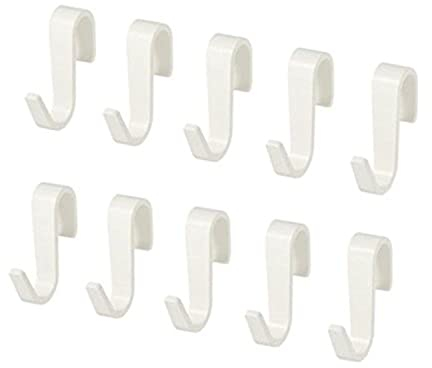 HAPPY COASTER CARDS Küchenhaken, 10 Stück, Weiß, Kunststoff, 100% Kunststoff, Wandmontage, Portable, Modern, Küchenzubehör