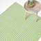 Homescapes Karo-Teppich grün, Flachweb-Teppich 60x90 cm, Baumwoll Landhaus-Karo, Handwebteppich