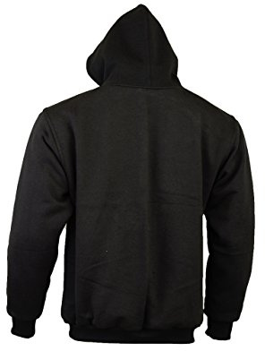 Bikers Gear The Crossfire Damen Full Kevlar Hoodie Motorrad Jacke CE Schutz, Rot, Größe 14