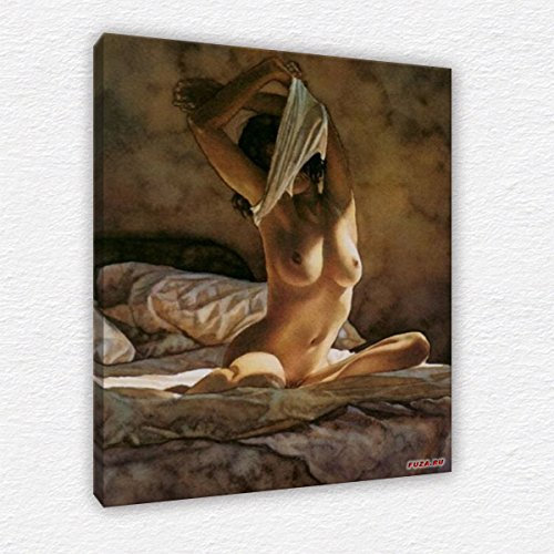 CTX Art - From the Angel of Temptation Art Painting on Canvas for Wall and Home Decoration (60cm x 90cm (24inches * 36inches))