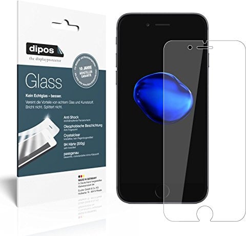 Ecultor 2-Pack Dipos Flexible Glass matte Screen Protector 9H compatible with Apple iPhone 7 Plus