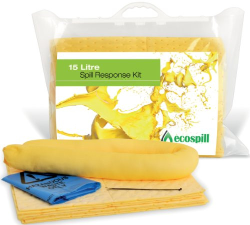 Ecospill CHEMSK15 Chemical Spill Kit, 15 L