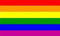 U24 Aufkleber Regenbogen Flagge Fahne 12 x 8 cm Autoaufkleber Sticker