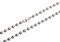 6mm Kugelkette - echt 925 Silber, Länge 70cm