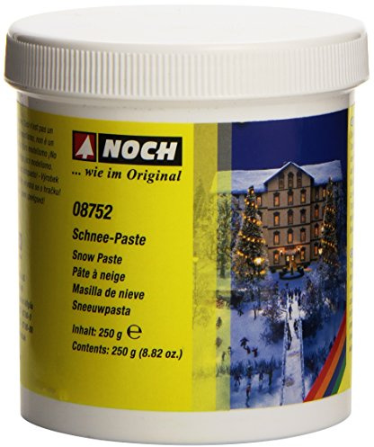 NOCH® Schnee-Paste, für Winterlandschaften im Modellbau, 250 ml für Spurweiten H0, TT, N, Z ideal für kreative DIY-Projekte