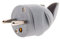 Dio DIO043061 - Enchufe macho (2 polos, salida lateral, color gris