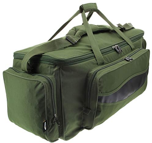 Karpfentasche / Angeltasche zum Karpfenangeln, Köder, Isoliertasche, NGT, 909 L, XXL, Grün