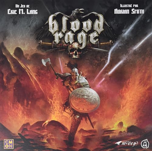 Asmodee - EFCMBR01 - Blood Rage Strategiespiel (französische Version)