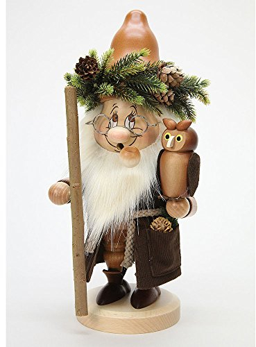 C. Ulbricht Räuchermann Wichtel Waldgeist - Holzfigur
