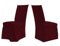 TexDeko Universal Stuhlhusse - Modell Paris - Bordeaux waschbar, Blickdicht, strapazierfähig Stuhlbezug Premium Qualität Made in EU