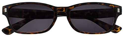 OPULIZE Marrone Tartaruga Lettori Sole Occhiali Da Lettura UV400 Uomo Donna UVSR010 +2,50