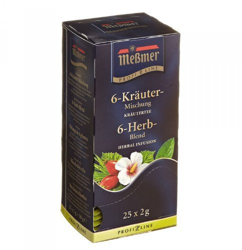 Meßmer 6-Kräuter-Mischung 25 Teebeutel - 12 Packungen