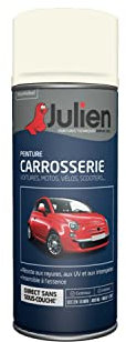Julien Peinture Aérosol Relooking pour Carrosserie - Voitures et 2 roues - Blanc Cygne 37107 400ml