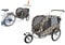 PAPILIOSHOP Argo – Klappbarer Hundeanhänger, Hundewagen und Fahrradanhänger für Hunde in S, M, L, Stabil und Belüftet, Ideal für Tiertransport und Outdoor-Aktivitäten (Tarnung medium)