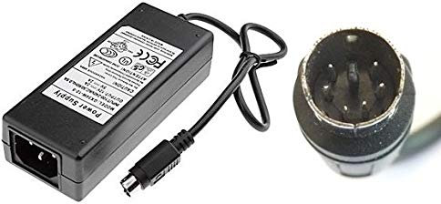 TechnoMedia Alimentation transformateur 12 V 5 V 2 A Power Adapter Mini DIN 6 broches ps2 Power Plug kycon pour Box Mediacenter