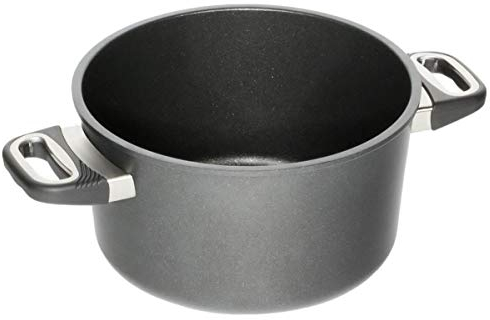 AMT Gastroguss Kochtopf 24 cm Ø, 14 cm hoch, nicht induktionsgeeignet, Lotan® Antihaft-Veredelung, Gusspfanne (Aluguss), AMZN-924