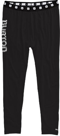 Burton Herren Snowboardunterwäsche MIDWEIGHT PANT, true black, Gr. S, 253273