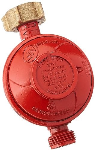 DIPRA - Détendeur Gaz Propane Mâle 20/150 – Débit 1,5 kg/h – Pression 37 mbar – Entrée Écrou Bouteille – Limiteur de Débit Intégré Certifié NF