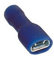 6.3mm Blue Fully insulated Female Lucar spade crimp terminals connectors (50pack) Free UK Delivery