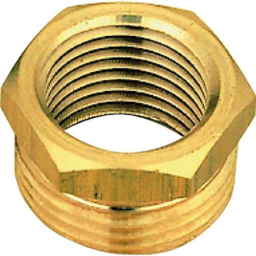 réduction en laiton à visser - 6 pans - mâle 20 x 27 vers femelle 12 x 17 - sachet de 2