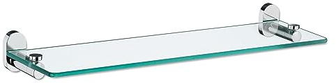 kela Wandablage Lucido, 50 cm x 14 cm, Glas, transparent, 22686