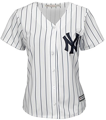 Majestic Athletic New York Yankees Cool Base MLB Replica Jersey Pinstripe Baseball Trikot Tee T-Shirt