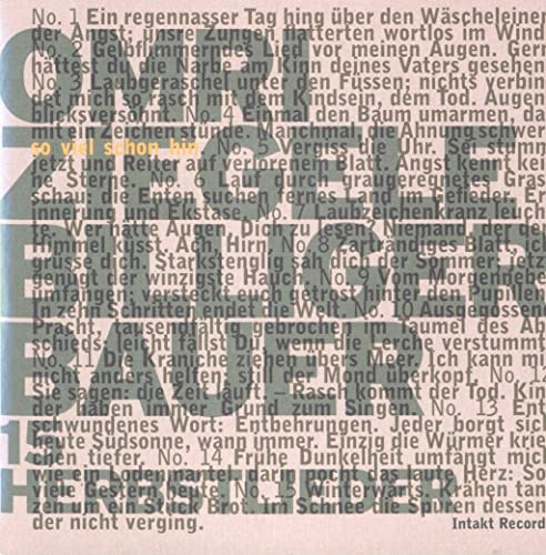 So Viel Schon Hin & 15 Herbstlieder