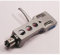 Universal Drehteller Headshell für viele Plattenspieler Modelle Silber