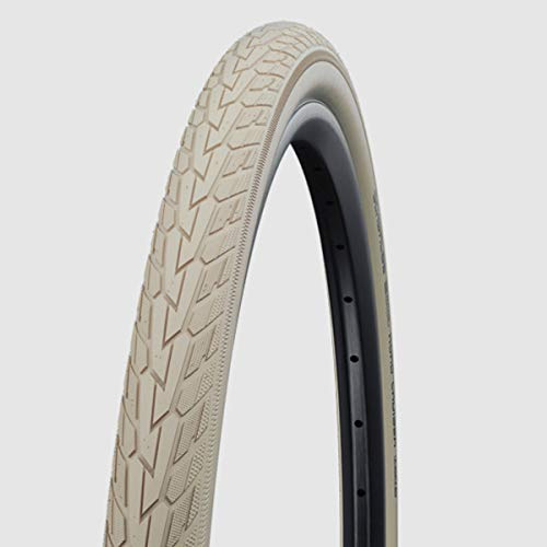 Schwalbe Road Cruiser Active Line Twin Skin K-Guard SBC Wired Tyre - Reflex Creme, 26 x 1.75 Inch