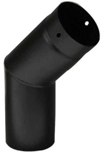 ALA CURVA PORCELLANATA 45 Gradi STUFA LEGNA Diametro 130