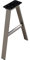durante Tischgestell Metall A-Form H 710mm Edelstahl Optik inkl. Befestigungsmaterial Tischbeine