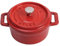 Staub Mini cocotte ronde en fonte - Cerise, fabriquée en France