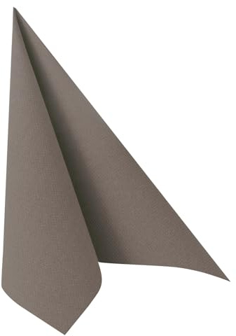 Unbekannt 250 Servietten ROYAL Collection 1/4-Falz 40 cm x 40 cm grau in Stoffoptik