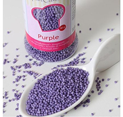 Funcakes - Microbilles De Sucre Funcakes 80 Gr - Violet