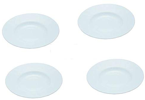 Opalglas - Teller tief - 4 Stück