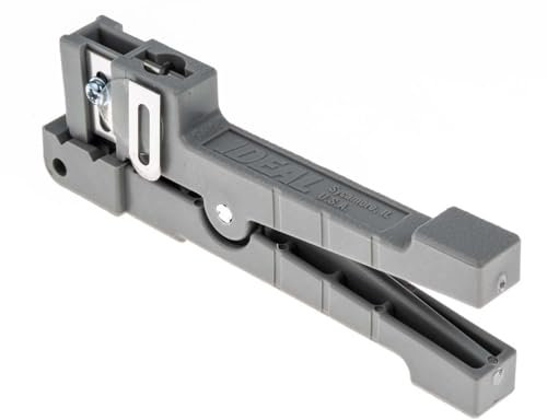 Ideal 45-162 Coaxial Cable Stripper, Up to 1/8, 3.2mm O.D, Gray