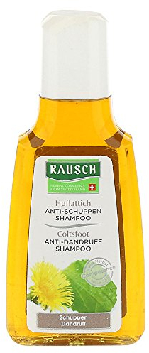 Rausch Huflattich Anti-Schuppen Shampoo (wirkt nachhaltig und mild gegen Schuppen, ohne Silikone und Parabene - Vegan), 1er Pack (1 x 40 ml)