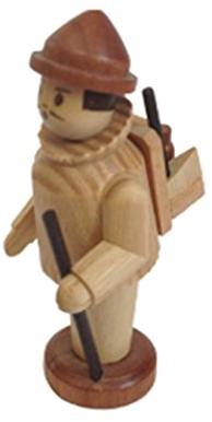 Rudolphs Schatzkiste Miniaturfigur Holzfigur Waldarbeiter Höhe=6,5cm NEU Seiffen Erzgebirge Dekoration Holzfiguren Weihnachten Fensterschmuck Spielzeug Deko Weihnachtsfigur