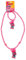 Trolls 65190 - Set: Armband und Kette, Glitzer-Anhänger, Haaren mit Hangtag 5 x 7 cm